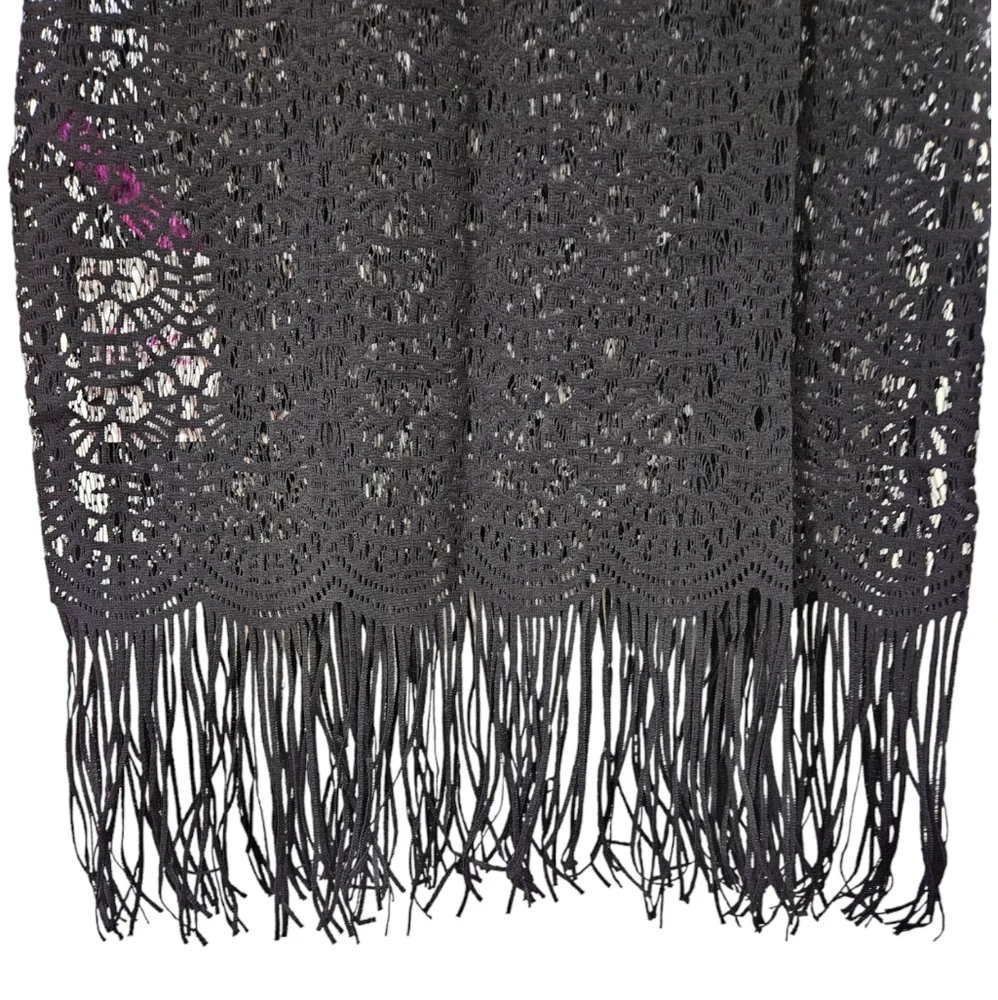 NWT L'agent By Agent Provocateur Karrie Fringe Swimsuit Cover-Up Size M - Picture 4 of 7
